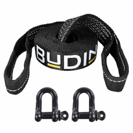 Cinta de Reboque Budin 5 Toneladas: Segurança e Versatilidade para Seu Veículo 4x4 e Off-Road - imagem 1