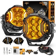 Auxbeam V-Ultra Series: Iluminação LED 108W 270° com DRL Âmbar - Aventura e Segurança Off-Road - imagem 1