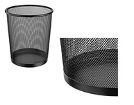 Lixeira de Metal Redonda 8,5L - Design Moderno para Escritório e Home Office - imagem 5