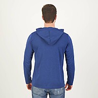 Blusão Grêmio Hoodie Azul Mescla – Estilo e Conforto Oficial - imagem 2