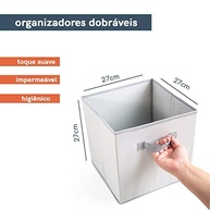 Oikos - Organizador Multiuso Dobrável Grande | Espaço Organizado com Estilo - imagem 4