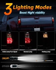 Luz Traseira OKLPF Fumê para Ford F250/F350/F450/F550 Super Duty 2008-2016 - Design Premium e Durabilidade - imagem 4