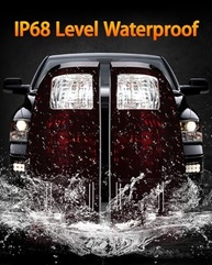 Luz Traseira OKLPF Fumê para Ford F250/F350/F450/F550 Super Duty 2008-2016 - Design Premium e Durabilidade - imagem 5