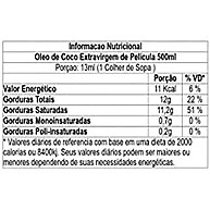 Óleo de Coco Extra Virgem Santo Óleo 500ml - imagem 1