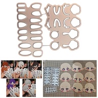 Fancyes Conjunto de Matrizes de Corte para Olhos de Bonecas - Ferramenta Precisa para Artesanato e Coleções - imagem 4