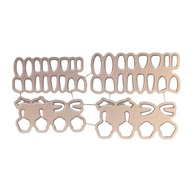 Molde para Cortar Olhos de Boneca 4,5 cm - Estêncil Profissional em Metal para Artesanato - imagem 2
