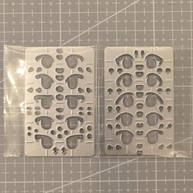Molde para Cortar Olhos de Boneca 3,5 cm - Estêncil Profissional em Metal com Design Preciso - imagem 3