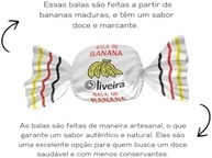 Bala de Banana Oliveira 500g - imagem 3