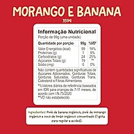 Papinha Orgânica Natuzinho Morango & Banana 99g - imagem 1