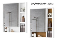 Armário de Banheiro com Espelho Selene Casa JD – Design Moderno e Organização Inteligente - imagem 5