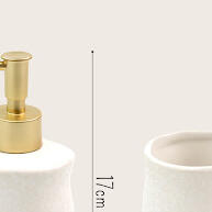 Kit Lavabo Cerâmica Orgânico: Luxo e Organização - imagem 2