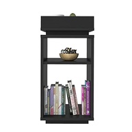 Mesa de Apoio OLÍVIA com Nichos Preto - Design Moderno e Organização Inteligente - imagem 5