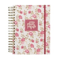 Planner "Meu Plano Perfeito" 2026: Organização e Estilo com Capa Vintage de Tecido - imagem 2