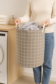 Cesto Organizador Dobrável 20L para Roupa Suja - Design Moderno e Prático - imagem 5