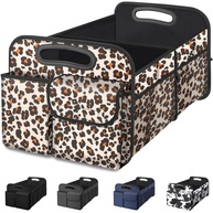 Organizador de Porta-Malas Femuar: Grande Capacidade, Dobrável e à Prova d'Água - Estampa Leopardo Elegante - imagem 1