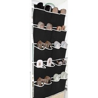 Sapateira de Pendurar Porta Vertical com 20 Bolsos - Organizador Dobrável em Tecido Respirável Antimofo - imagem 5