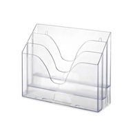 Organizador Triplo Office Cristal Selado - Solução Moderna para Ambientes de Trabalho - imagem 1