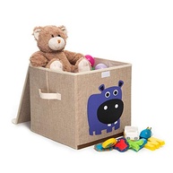 Caixa Organizadora Infantil com Estampa de Hipopótamo - DOLCE HOME para Quarto de Bebê e Criança - imagem 5