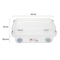 Sanremo - Caixa Organizadora Plástica 8,6L com Tampa e Travas - Top Stock - imagem 3
