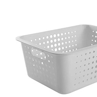 Cesta Organizadora G em Branco - Resistente e Versátil para Casa e Escritório - imagem 4