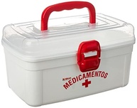 Caixa Organizadora para Medicamentos Nitronplast Branco Médio - Espaço Otimizado e Estilo Moderno - imagem 2