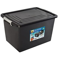 Kit 3 Caixas Organizadoras 56L com Tampa e Trava - Arqplast Premium - imagem 4