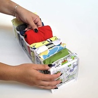 KIT 10 Colmeias Organizadoras para Gaveta P - Ideal para Roupas de Bebê e Peças Pequenas - imagem 5