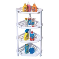 Porta-Shampoo de Canto com 4 Prateleiras - Organize Banheiro e Cozinha com Estilo - imagem 1