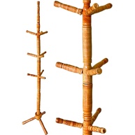 Cabideiro de Chão Mancebo Envernizado Arara 10 Ganchos - Organize com Estilo e Praticidade - imagem 1