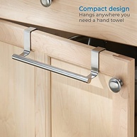 Toalheiro iDesign Forma - Aço Inoxidável Escovado | Organize Banheiro e Cozinha com Estilo - imagem 4