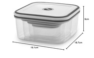 Kit com 4 Potes Herméticos de Plástico - Organize sua Cozinha com Estilo e Praticidade - imagem 3