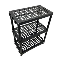 Estante Plástica Multiuso 3 Prateleiras Reforçada - Organize com Estilo e Durabilidade - imagem 2