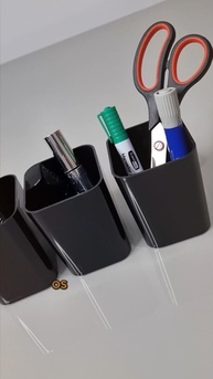 Kit com 3 Porta Objetos Multiuso Cristal PROTEA – Organize com Estilo e Funcionalidade - imagem 5