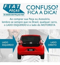 Emblema Sigla Letreiro Traseiro Fiat Vivace Uno Original Mopar 100192456 - imagem 5