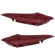 Tampa Lateral Vermelho Metálico Biz 125 + EX 2012: Estilo e Proteção Original - imagem 1