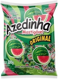 Bala Mastigável Azedinha Melancia Original Icekiss 500g - imagem 1