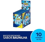Oreo Biscoito Recheado Mini Original Display Com 10 Unidades De 35G - imagem 1