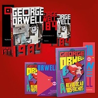 1984: Edição Especial com Postais e Marcador - Clássico Distópico de George Orwell - imagem 3