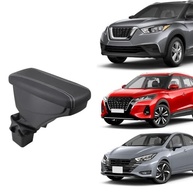 Apoio de Braço Premium Courvin Grafite com Costura Branca para Nissan Kicks (Todos os Modelos) - imagem 3