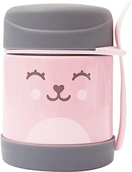 Pote Térmico com Colher Gumy Rosa - Buba: Mantém Alimentos Quentes ou Frios por Até 5 Horas - imagem 2