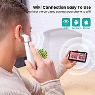 Otoscópio WiFi: Veja e Limpe Seus Ouvidos! - imagem 1