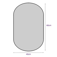 Espelho Oval 60x40cm com Moldura em Cor Caramelo - Decore com Elegância e Charme - imagem 4