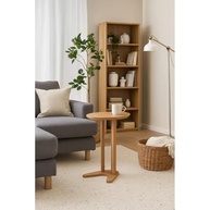 Mesa Auxiliar Oval 60cm Dalla Costa em Freijó - Design Elegante e Resistente - imagem 3