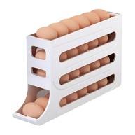Organizador de Ovos com Dispensador Automático - 4 Camadas, 28 Ovos, Design Rolante para Geladeira - imagem 2