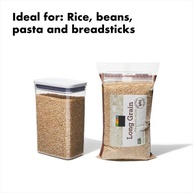 Recipiente OXO POP Good Grips 2,7L – Armazenamento Hermeticamente Selado para Arroz, Cereais e Alimentos Secos - imagem 4