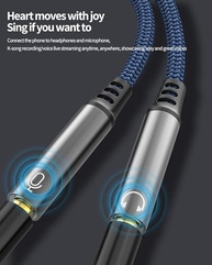 Adaptador USB C para 2x P2 (3.5mm) - Áudio e Microfone para iPhone 15/16 Pro Max e Android - imagem 4
