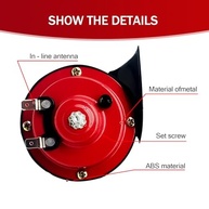 Pack 2 Buzinas Caracol 300DB 12V Universal Carro/Caminhão - Segurança e Potência Sonora - imagem 3