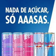 Pack de 24 latas Red Bull Energético, Summer Edition, Nectarina, Sem Açúcar, 250ml - imagem 4