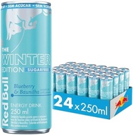 Pack de 24 Ltas Red Bull Energético, Winter Edition, Blueberry&Baunilha, Sem Açúcar 250ml - imagem 3