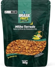 Brasil Frutt Milho Torrado Mostarda e Mel pacote 160g - imagem 3